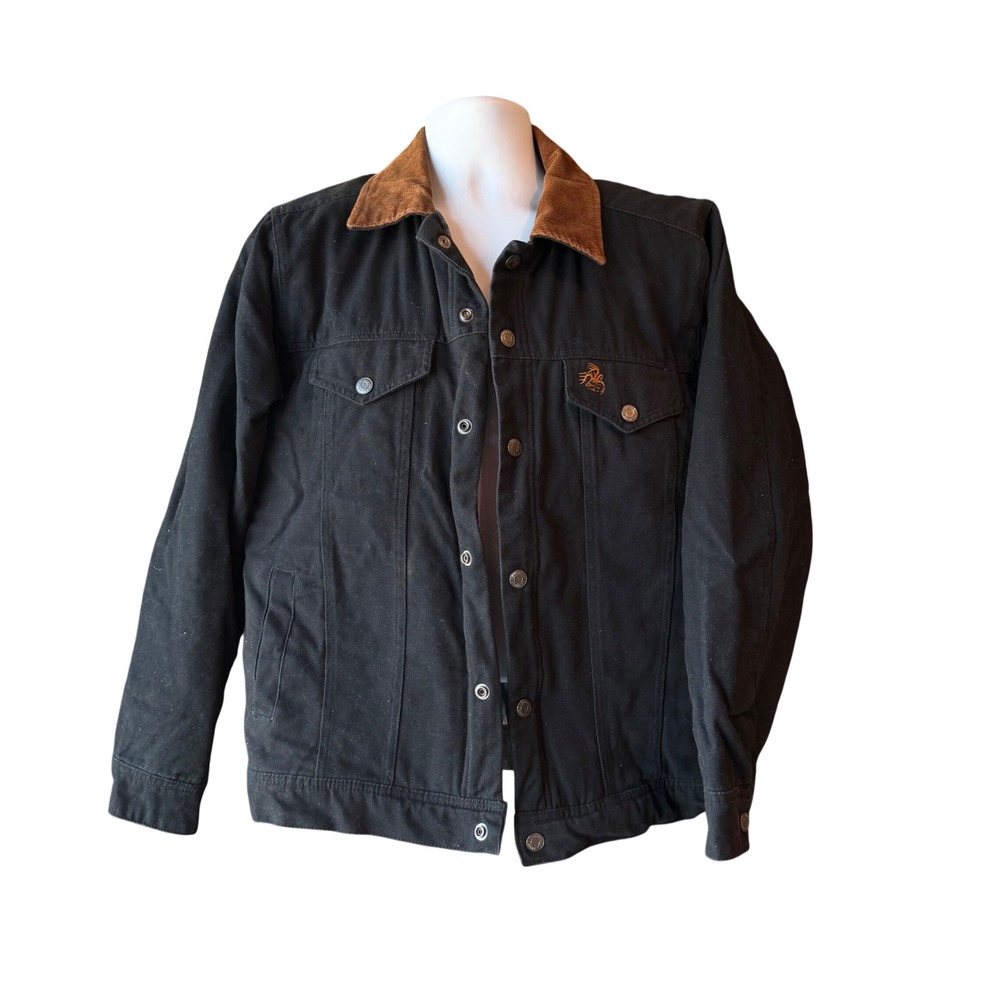 Legendary Whitetails Concealed Carry Canvas Jacket Black Men's Size Medium